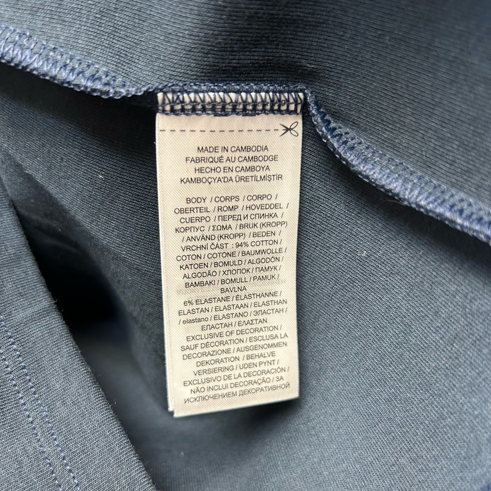Lauren Ralph Lauren (Black Label) Navy Short Sleeve Tee - Picture 6 of 6